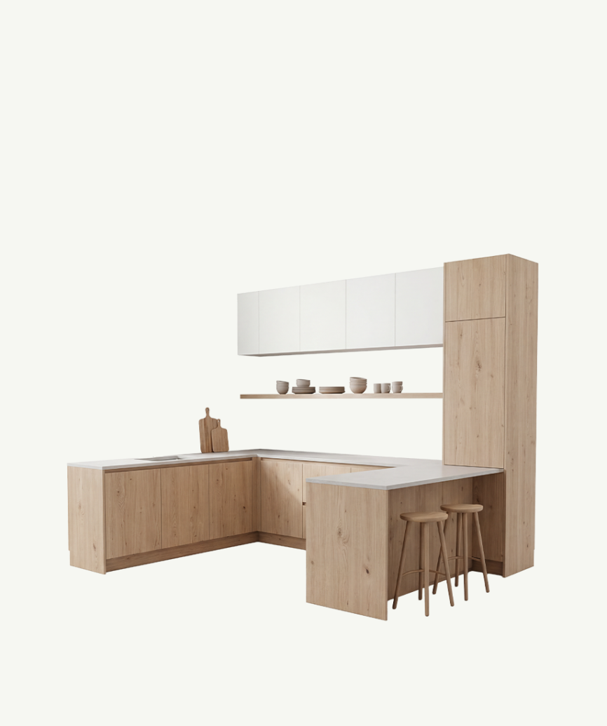 Corner Efficiency Kitchen